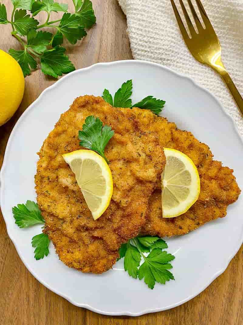 تصویر 2 از شنیسل مرغ سوخاری پک فود با بافت ترد و طلایی